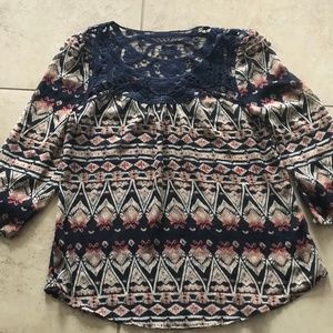 Tribal Chiffon Top
